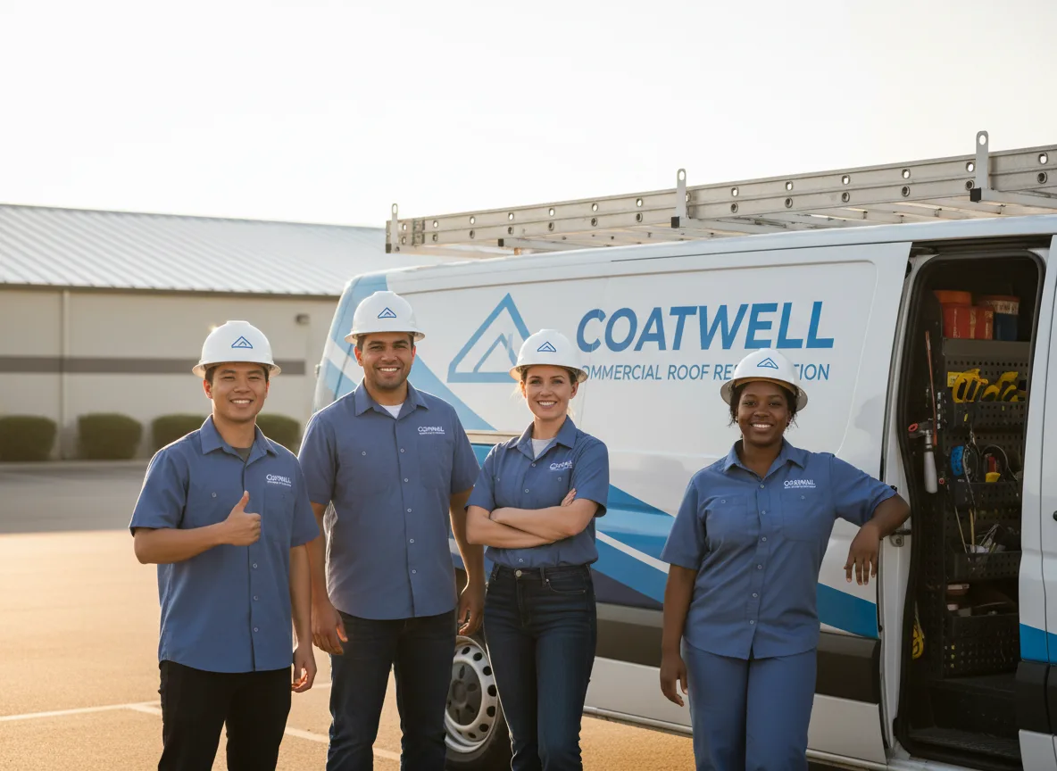 Commercial roof coating company in Fruitland, IA